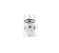 Oil Filter fits VOLVO C30 533 1.8 2.0 06 to 12 Mann 30711781 31330050 30731880