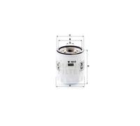 Oil Filter fits VOLVO C30 533 1.8 2.0 06 to 12 Mann 30711781 31330050 30731880