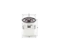 Mann+Hummel Oil Filter - W7050