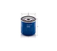 MANN-FILTER W 712/9 Oil Filter - for Cars + Transporters
