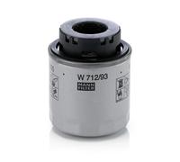MANN W712/93 Oil Filter Fits Audi A3 Seat Altea Altea XL Ibiza Skoda VW