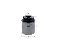 Spin-On Engine Oil Filter MANN W712/94