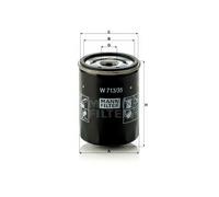 MANN W713/35 Oil Spin-On Filter 100mm Height Fits Mitsubishi Colt Smart Forfour