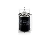 MANN-FILTER W 718/2 Oil Filter - for Cars + Transporters
