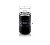 Spin-On Engine Oil Filter MANN W719/30