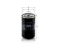 MANN W719/30 Oil Filter Replacement For Skoda Octavia RS 1.8 T 1.8 T 4x4 2.0 4x4