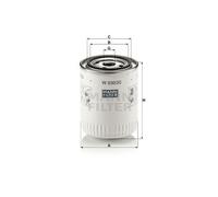 Oil Filter Mann Fits Land Rover Discovery LJ_ MK II Range Rover I II Defender LD