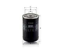MANN-FILTER W 940/66 Oil Filter - for Cars + Transporters