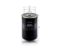 MANN-FILTER W 940/66 Oil Filter - CARS + TRANSPORTERS