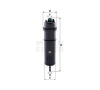 Mann Filter Fuel Filter WK5017 - OE quality - Fits BMW & ALPINA