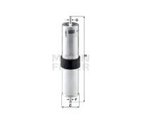 MANN WK521/4 Fuel In-Line Filter 55mm Outer Diameter 274mm Height Fits Mini