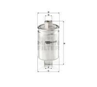 MANN WK612/2 Fuel Filter Service Replacement Fits Chevrolet Corsica 2.2