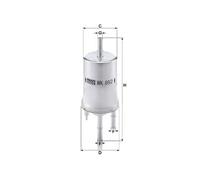 In-Line Engine Fuel Filter MANN WK69/2