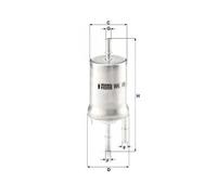 Original Mann Filter Fuel Filter Wk 69 for Audi KTM Seat Skoda VW