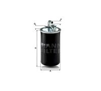 Fuel Filter In Line 76mm Outer Diameter 138mm Height Service - Mann WK722/1