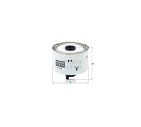 Fuel Filter fits RANGE ROVER SPORT L320 2.7D 05 to 13 Mann 7H329C296AB WJI500020