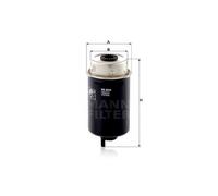 Fuel Filter fits LAND ROVER DEFENDER L316, L317 2.4D 06 to 16 Mann WJI500040 New