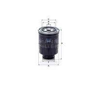 MANN WK8052Z Fuel Filter 132mm Height Fits Mazda 3 6 B-Series CX-5 CX-7 E Mazda5