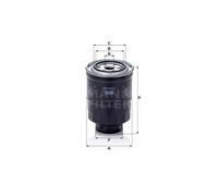 Spin-On Engine Fuel Filter MANN WK8052Z