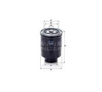 Spin-On Engine Fuel Filter MANN WK8052Z