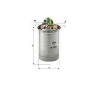 MANN-FILTER WK 842/4 Fuel Filter - for Cars + Transporters