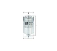 Fuel filter In-Line Filter WK 853 MANN-FILTER for FORD VW PEUGEOT VOLVO SAAB TVR