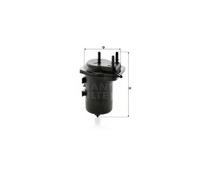 Fuel Filter MANN-FILTER WK 939/6 for NISSAN JUKE Van (F15) 1.5 2010-2019