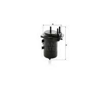 Fuel Filter MANN-FILTER WK 939/6 for NISSAN JUKE Van (F15) 1.5 2010-2019