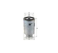 Fuel Filter fits MITSUBISHI L200 2.8D 03 to 06 4M40-T Mann MB220900 XB220900 New