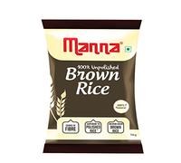 Manna Brown Rice 5kg (Unpolished) |100% Natural | Naturally Low GI | High in Fibre | Helps Control Diabetes