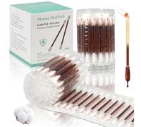 Manna MedTech Premium Organic Cotton Iodine Swabs for Wound Care - Individually Packaged, Travel-Friendly Snap & Flow Design - Sterile First Aid Essentials for Cuts, Scrapes & Burns (L)