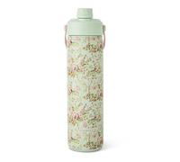 Manna Ranger Dual Insulated Stainless Steel Bottle - 26 Oz - 3D Mint Floral
