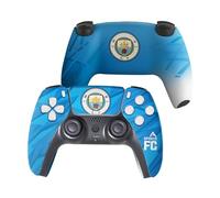 Mannchester City Custom PS-5 Controller Wireless compatible with Play-Station 5 Console by BCB Controllers | Proudly Customized in USA with Permanent HYDRO-DIP Printing (NOT JUST A SKIN)