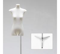 Mannequin,Adjustable Female Mannequin Torso - Realistic Display Mannequin for Clothing, Dressmaking, and Fashion Show - Perfect for Retail and Tailoring - E1