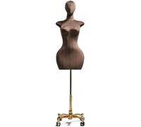 Mannequin Body Plus Size Body Half Body Square Wheel Stand Model Height Adjustable Clothing Models