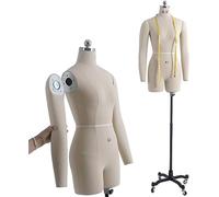 Mannequin Drawing Model Female Dress Form with 2 Soft Arms, Adjustable Height Female Mannequin for Sewing Clothing, Adult Full Size(80#)