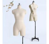 Mannequin Dress Form for Sewing - Height Adjustable Tailor Dummy on Wheels, Full Size Adult Torso for Dressmaking