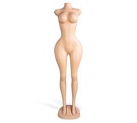 Mannequin Dress Shape Torso Display, Mannequin Dress Form Lightweight Maniquin Body for Travel, Women Mannequin Torso with Big Ass, Photography Building/Fashion Design Stand Use, Easy to Move (Color