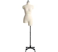 Mannequin Dressmaker Dummy, Adjustable Torso for Display and Sewing | Adjustable Female Dress Form Mannequin for Tailoring, Pinnable Torso Display for Dressmaking and Jewelry Presentation