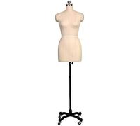 Mannequin Dressmakers Dummies Display Bust Female Tailors Dummy With Wheel Base For Clothing Jewelry Display Stand, A-S