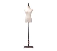 Mannequin Female Manikins Torso Dress Form, Shop Window Body Busts Dummy Model, Clothing Jewelry Display, Adjustable Height,Brown-M