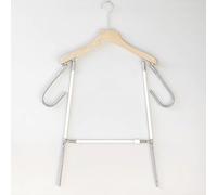 Mannequin Hanger Clothing Stand Form for Shirt Display, Pants & Tops Hanger with Waist and Arms, Adjustable Freestanding Clothes Rack for Coat Jackets Sweater ( Size : Large )