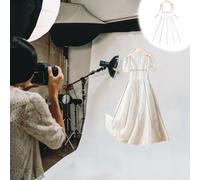 Mannequin Hanger for Clothing Pose - Wall Mount Rack for Boutique Display, Telescopic Body Shape Design for Photographic Garment Presentation