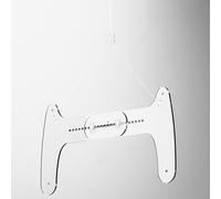 Mannequin hanger， Men's Adjustable Invisible Acrylic Hanger for Tops and Pants 38-52cm(Pants)