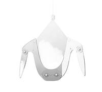 Mannequin hanger， Men's Adjustable Invisible Acrylic Hanger for Tops and Pants 38-52cm(Tops)