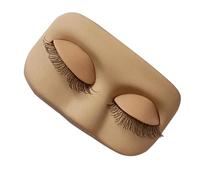 Mannequin Head for Lashes - Realistic Silicone Model | Lash Extension Practice Face,for Women Girls Training Beauty Salon Studio Home