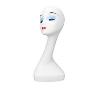 Mannequin Head For Wigs, Wig Head Stand, 50cm Stable Base For Wig Display Elegant with Mounting Holes, For Hat, Jewelry, and Cosmetology