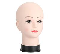 Mannequin Head For Wigs, Wig Head Stand PVC Massage Makeup Practice Head Model For Displaying Wigs and Hats