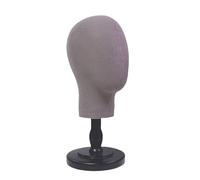 Mannequin Head Model Display Stand Manikin Head Hat Organizer Multipurpose Sturdy Portable Suitable for Store Travel Home Salon, black base