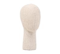 Mannequin Head Model Multipurpose Hat Display Stand for Wig Making Mall Caps Height 33 cm Beige